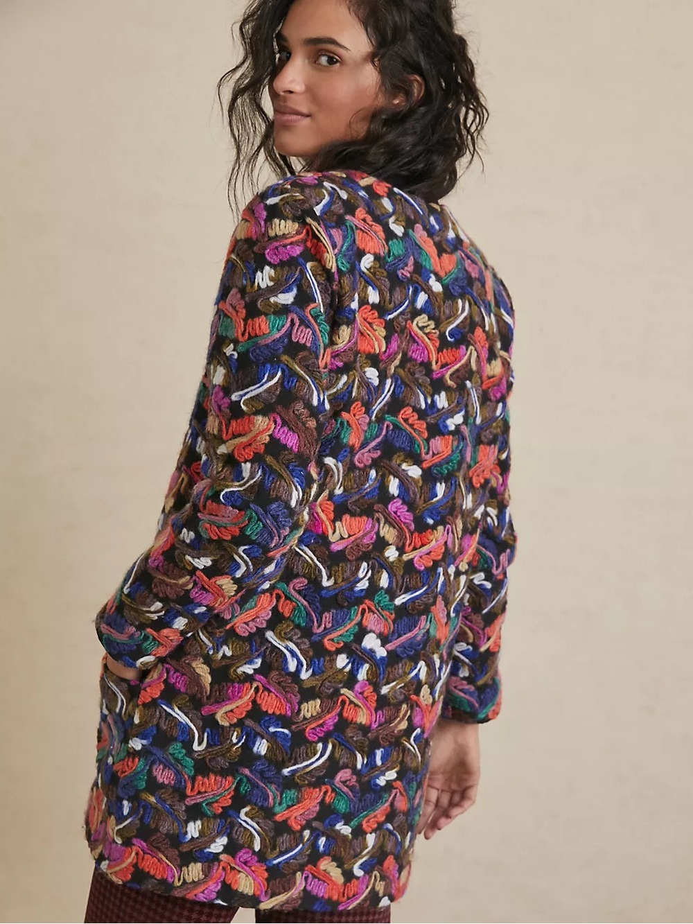 Marion Embroidered Coat NWT - Picture 2 of 3